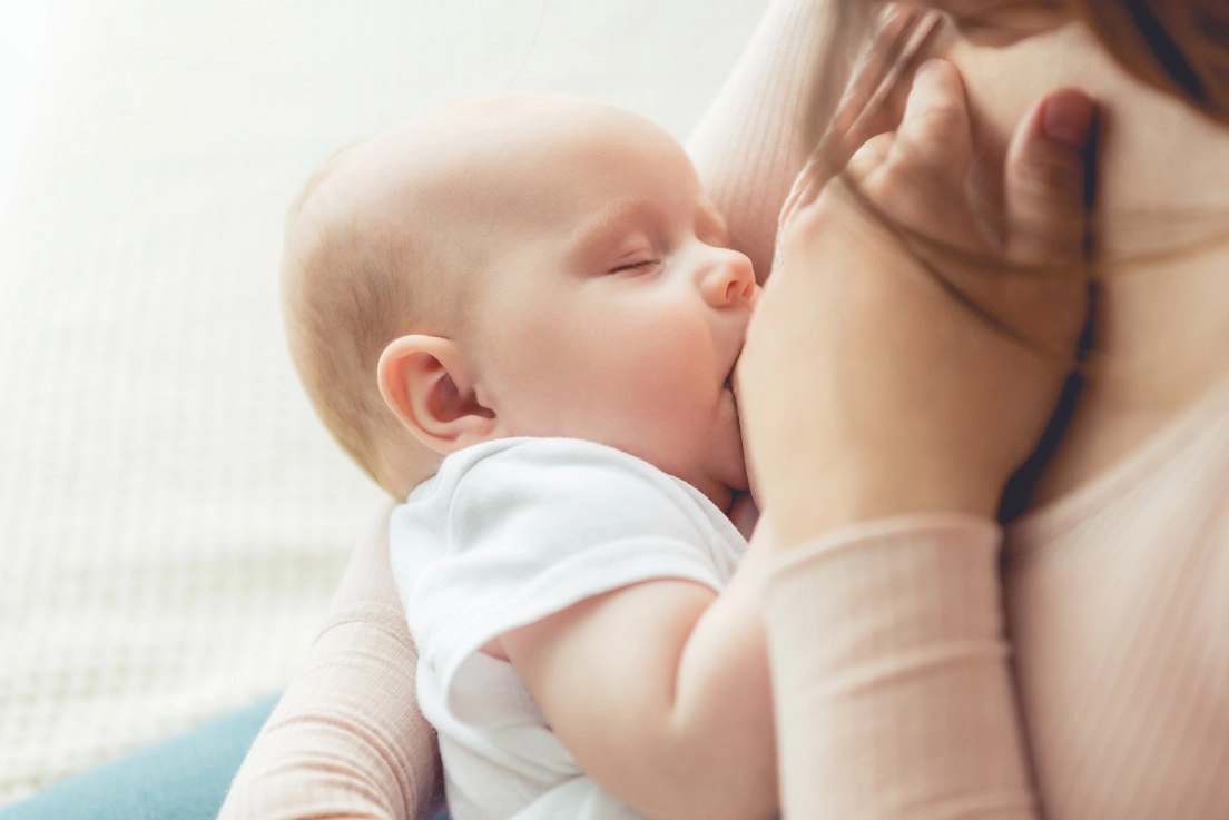 Breastfeeding with inverted nipples